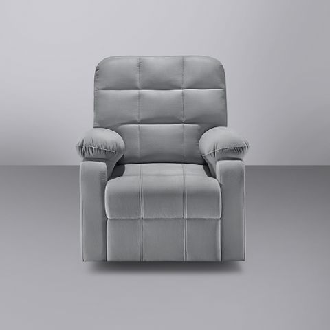 Sleepyhead RX5 Designed by Duroflex - Single Seater Durable Spring Support Fabric Manual Recliner (Finish Color - Steel Grey, DIY(Do-It-Yourself)) - Image 6