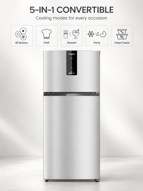 Whirlpool 235 L Frost Free Double Door 3 Star Refrigerator (Lunar Steel, IF INV 278 LUNAR STEEL(3S) CONV-Y) - Image 6