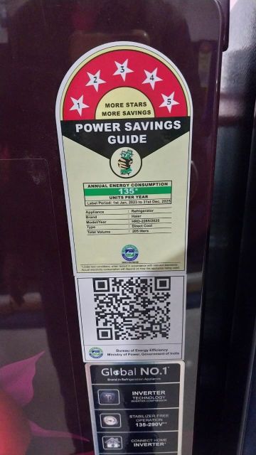 Haier 205 L Direct Cool Single Door 5 Star Refrigerator Online at