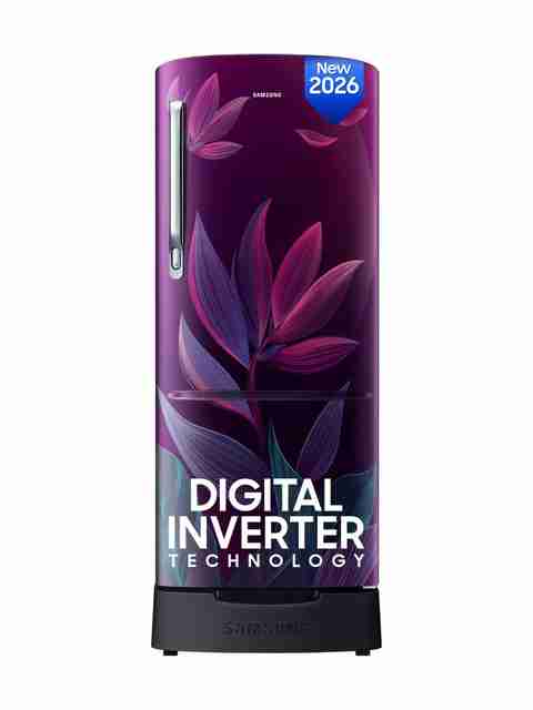 Samsung 183L Direct Cool Single Door 4 Star Refrigerator, Purple - Image 5