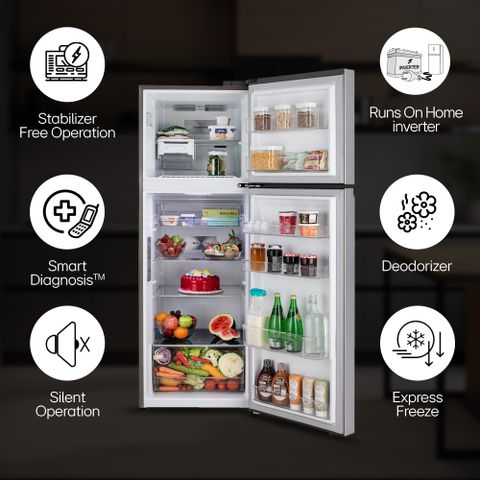 LG 322L Frost Free Double Door 3 Star Convertible Refrigerator - Image 5
