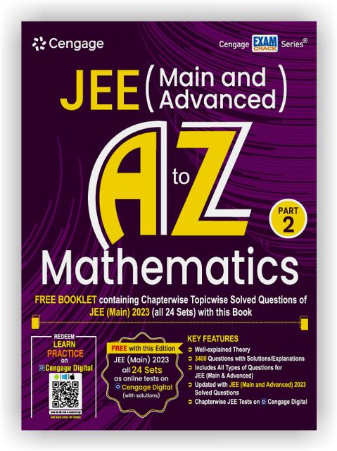 JEE (Main And Advanced) A To Z Mathematics: Part 1 & 2 (Set Of 2