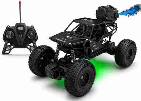 ZUNBELLA 4WD Remote Control Rock Crawler with Smoke Effect - Image 3