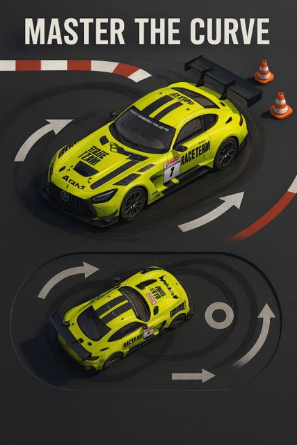 PISCINA RC Drift Car for adults High Speed 4X4 Remote control car for Kids with tyers (Green) - Image 7
