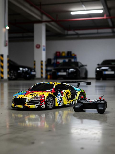 frendo फà¥à¤°à¥à¤à¤¡à¥ High Speed Mini 1:24 Scale Rechargeable Remote car w Lithium Battery for Kids (बहà¥à¤°à¤à¤à¥) - Image 7