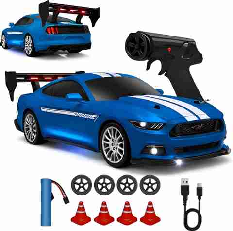 Flytek Rechargeable 4x4 RC Drift Car (Blue) - Image 5