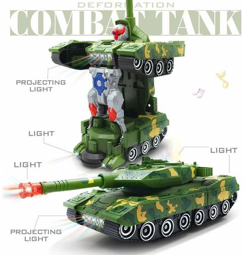 V Enterprises Combat Army Tank Deformation Robot Toy - Image 7
