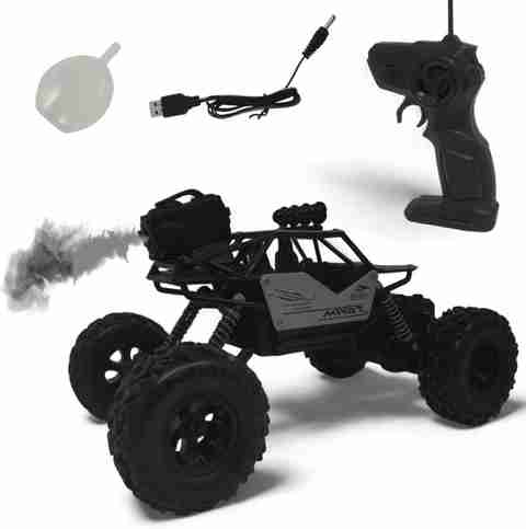 Aavkar Creation Big Rock Crawler Car 4x4 with Smoke, Remote Control - Image 5