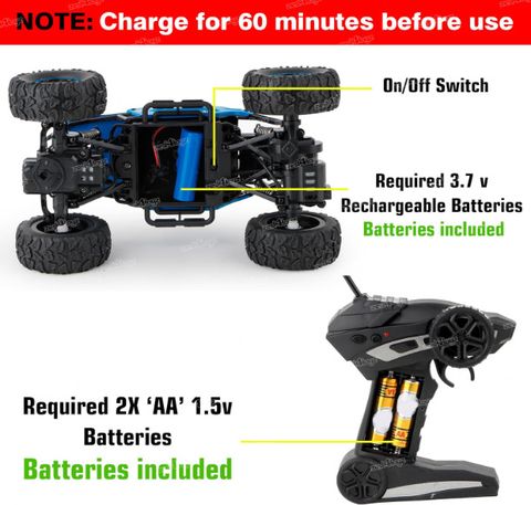RNAV Remote Control Rock Crawler Car Toy for Kids with Smoke Effect Multicolor (Multicolor) - Image 8