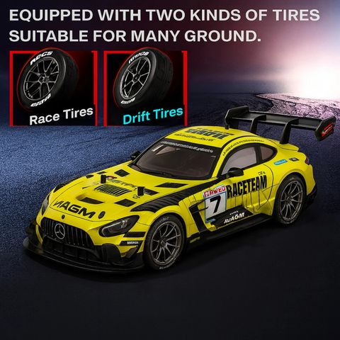 PISCINA RC Drift Car for adults High Speed 4X4 Remote control car for Kids with tyers (Green) - Image 5
