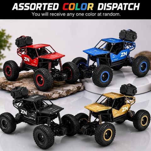 ZUNBELLA 4WD Remote Control Rock Crawler with Smoke Effect - Image 8