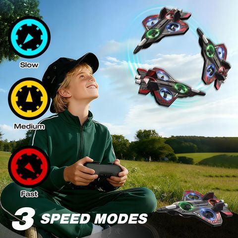 NTS_NTS Fighter Jet Plane Flying Quadcopter with Controller - Image 8