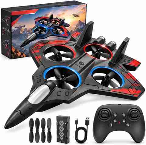 NTS_NTS Fighter Jet Plane Flying Quadcopter with Controller - Image 2