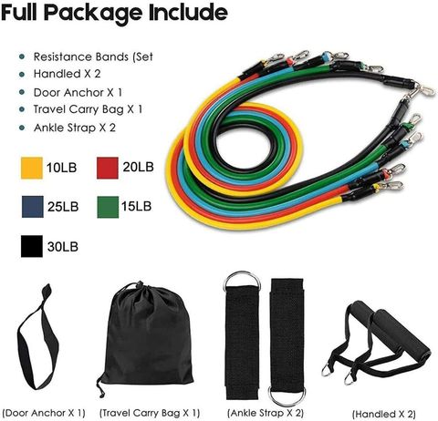 BORCELLE 26-in-1 Resistance Bands Tube Set - Image 4