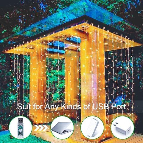 Refulgix 240 LEDs 3m White Rice String Lights - Image 8