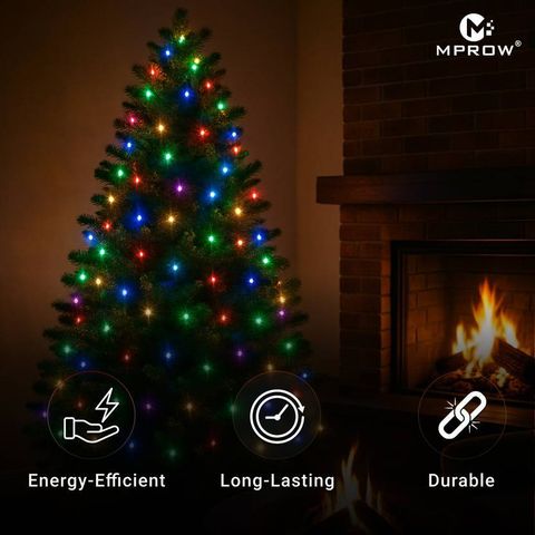 MPROW 40 LEDs 11m Multicolor String Rice Lights - Image 3
