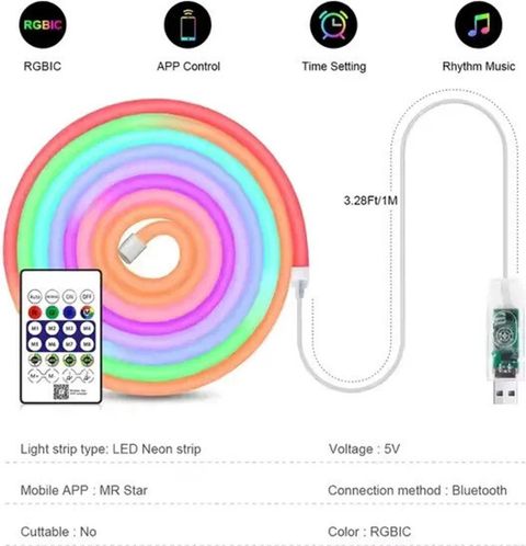 sumraj 500 LEDs 5m Multicolor Flickering Strip Rice Lights - Image 6