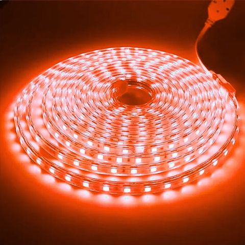 Volt Vision 1200 LEDs 5 m Orange Steady Strip Rice Lights (Pack of 1) - Image 5