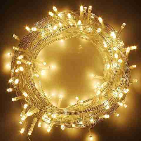 GLOWSPARE 36 LEDs 12 m Yellow Steady Bulb Rice Lights (Pack of 1) - Image 4