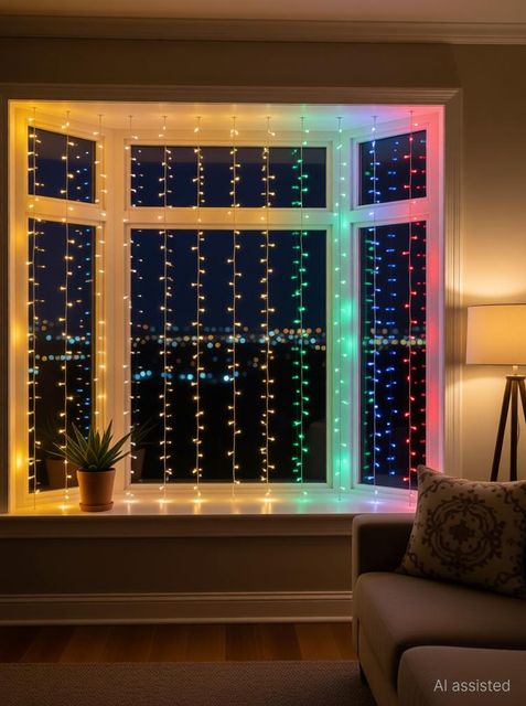 MPROW 40 LEDs 11m Multicolor Rice Lights (Pack of 5) - Image 4