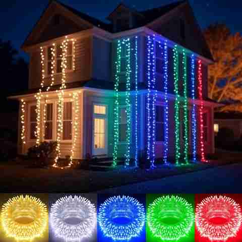 MPROW 40 LEDs 11m Multicolor Rice Lights (Pack of 5) - Image 2