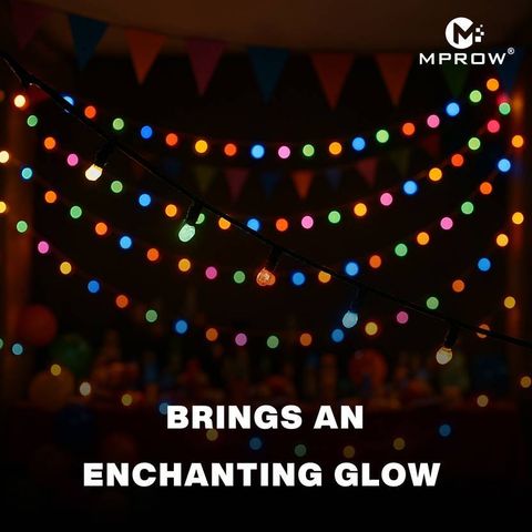 MPROW 40 LEDs 11m Multicolor String Rice Lights - Image 6