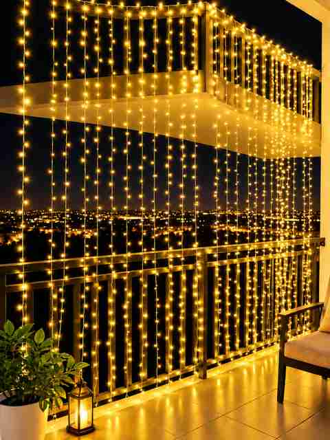 Kavyashine 100 LED 20m Yellow String Rice Lights - Image 2