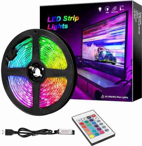 AONEPTER 5M LED Mood Lights Multicolor - Image 2