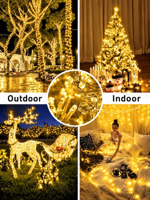 Kavyashine 100 LED 20m Yellow String Rice Lights - Image 3