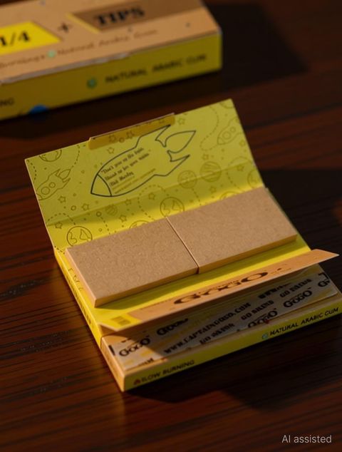 CAPTAIN GOGO Rolling Paper Pack of 2 - Image 6