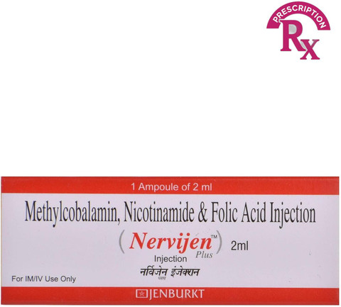 nervijen plus injection for b12 (2 ml) Price in India AOD-9604 - 5mg prescription injectable Size:2 Grams