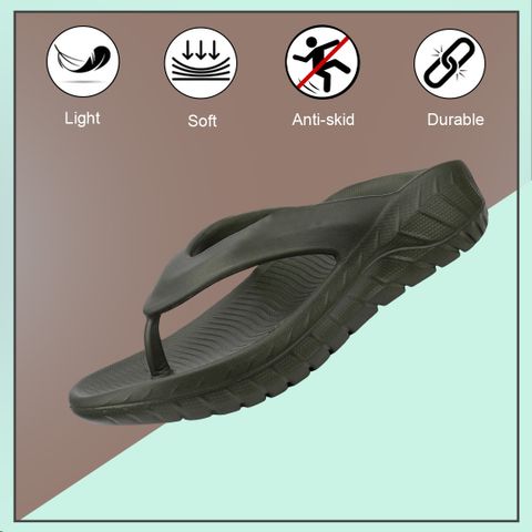 BERSACHE Men Casual Sandal (Black , 10) - Image 8