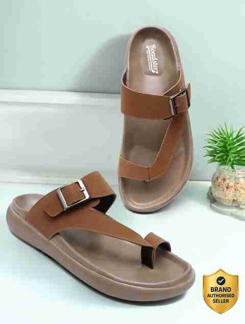 Roadster Men Sandal Tan Size 10 - Image 5