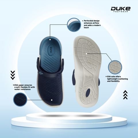 DUKE Men Sandal (Navy , 8) - Image 6