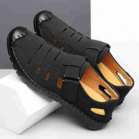 RANZAG Party Wear Men's Black Shoes Size 7 - Image 5