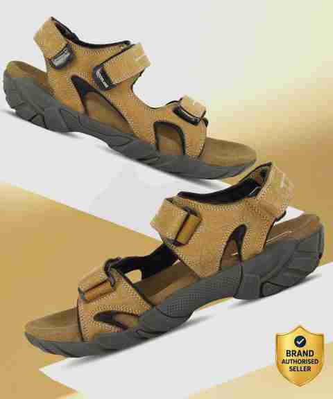 WOODLAND Men Outdoor Comfortable Lightweight Everyday Use Casual Sandal (Camel , 7) - Image 5