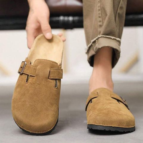 Layasa Men Casual Sandal Brown Size 8 - Image 4