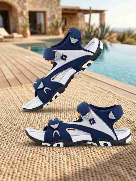 Sparx Men Sandal (Blue, Grey , 7) - Image 5
