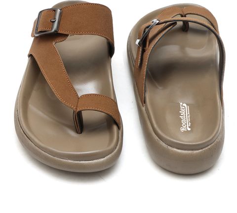 Roadster Men Sandal Tan Size 10 - Image 8