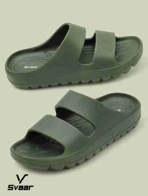 Svaar Men Sandal Olive Green Size 8 - Image 5
