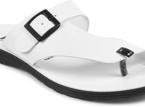 SUPERMET Men Sandal (White , 7) - Image 8