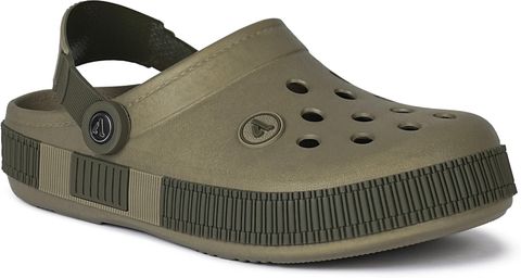 Aqualite Men Comfort, Anti-Skid Clogs Sandal (Khaki, Olive , 8) - Image 8