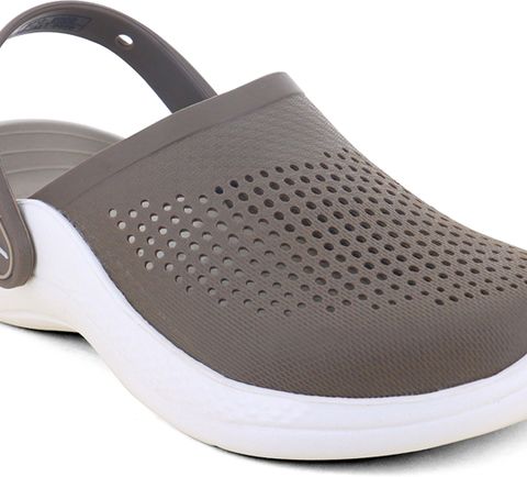 Sparx Men Clogs Sandal (Beige, White , 7) - Image 8