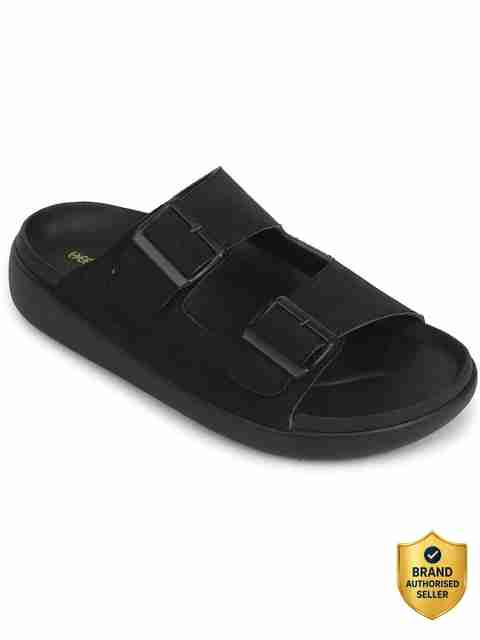 LIBERTY Men Sandal (Black , 9) - Image 5