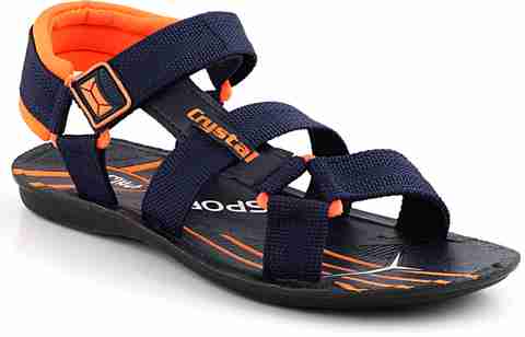 CALCADOS Men Sandal (Orange , 7) - Image 5
