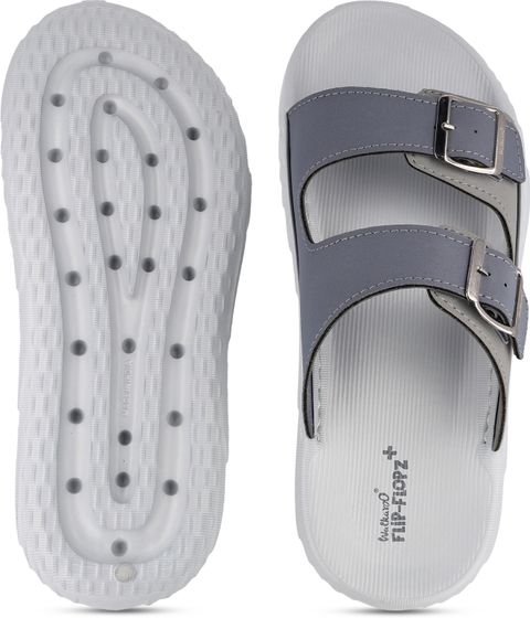 WALKAROO Men Casual Sandal (Grey , 7) - Image 6