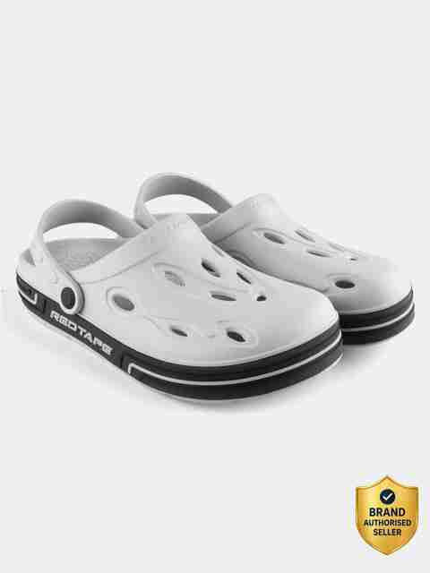 RED TAPE Men Clogs Sandal (White, 7) - Image 5