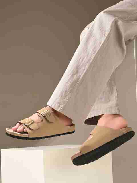 TROTUS Men Sandal (Beige , 10) - Image 5