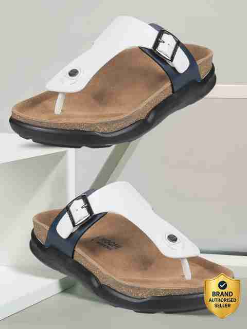 MOCHI Men Sandal (Brown, White , 9) - Image 5