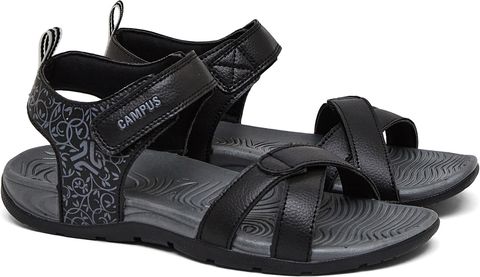CAMPUS Women Sports Sandal Black Size 4 - Image 6